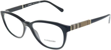 burberry m.2172 c.3001 black|Burberry BE 2172 3001 Unisex Round Eyeglasses Black 52mm.